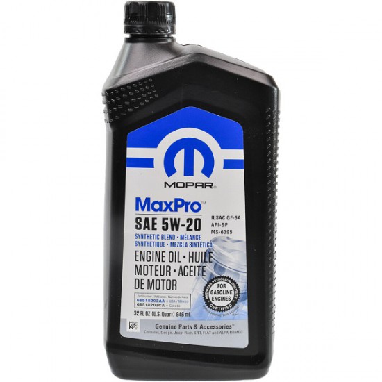 Mopar MaxPro 5W-20  GF-6A   0,946л.