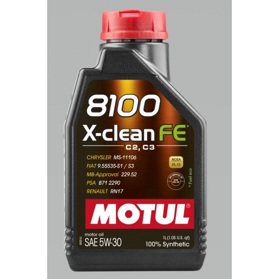 Motul 8100 X-clean FE 5W-30 1л