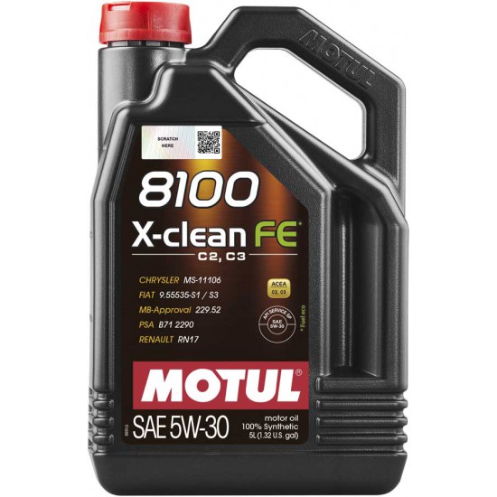 Motul 8100 X-clean FE 5W-30 5л