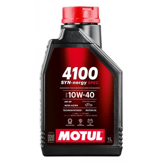 MOTUL 4100 SYN-NERGY SPEC  10W-40 1л. 