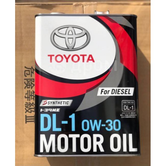 Toyota Castle Diesel Oil 0W-30 DL-1  4л.