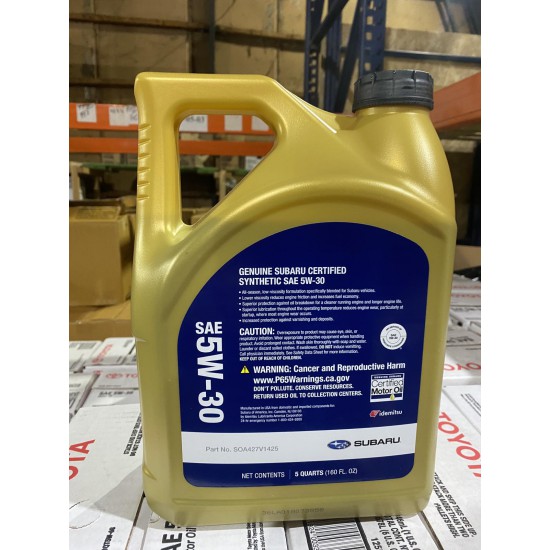 Subaru Synthetic Motor Oil 5W-30