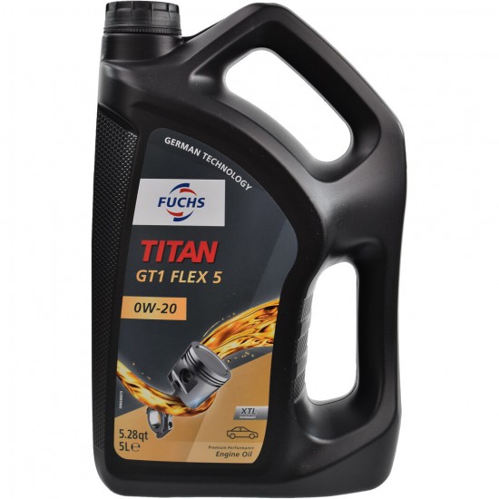 Fuchs Titan GT1 Flex 5 0W-20 5л. Fuchs Titan GT1 Flex 5 0W-20 5л.