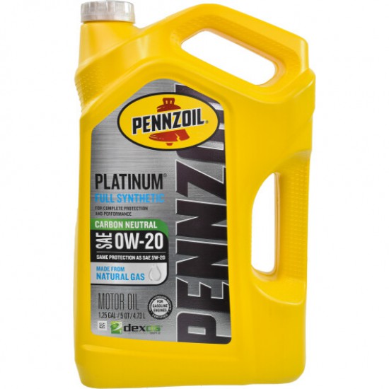 Pennzoil Platinum Fully Synthetic 0W-20