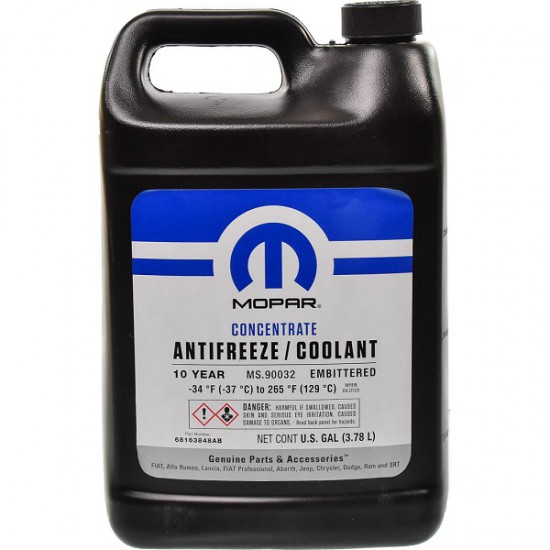 Mopar Antifreeze Coolant  (Фіолетовий 10 Year -74C) 3,78л.   