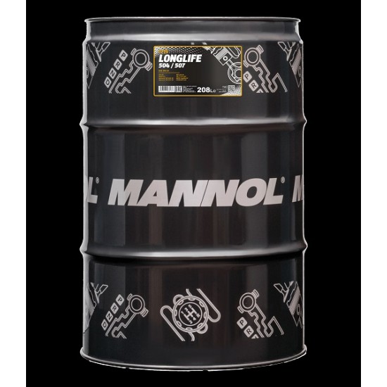 Mannol 7715 Longlife 504/507 5W-30 208л.  MN7715-DR