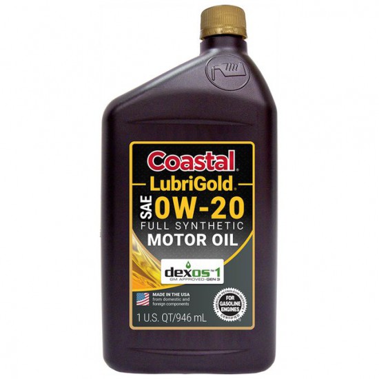 Coastal LubriGold Full Synthetic 0W-20, 1QT/0,946л. Coastal LubriGold Full Synthetic 0W-20, 1QT/0,946л.