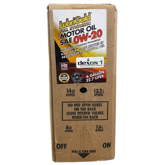 Coastal LubriGold Full Synthetic 0W-20, 6GL/22,71л. Coastal LubriGold Full Synthetic 0W-20, 6GL/22,71л.