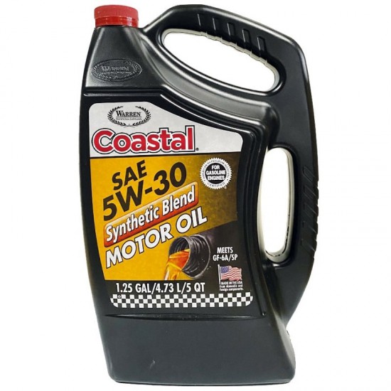 Coastal Synthetic Blend 5W-30 GF6/SP, 5Qt/4,73л. Coastal Synthetic Blend 5W-30 GF6/SP, 5Qt/4,73л.