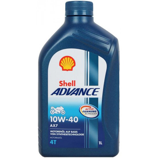 Shell Advance 4T AX7 10W-40  1л. 