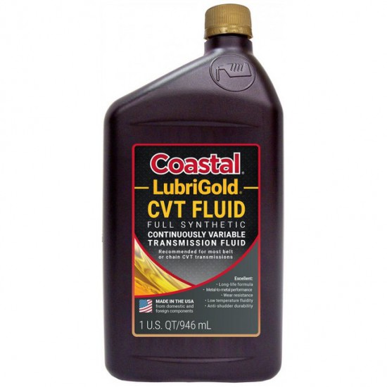 Coastal LubriGold Full Synthetic CVT ATF, 1QT/0,946л. Coastal LubriGold Full Synthetic CVT ATF, 1QT/0,946л.