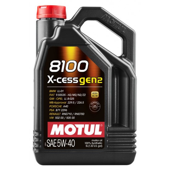 Motul 8100 X-CESS GEN2 SAE 5W40  