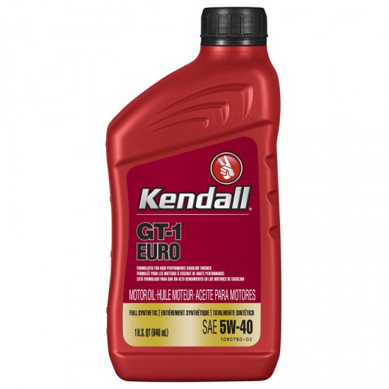 Kendall GT-1 Euro MO 5W-40, 1QT/0,946л.