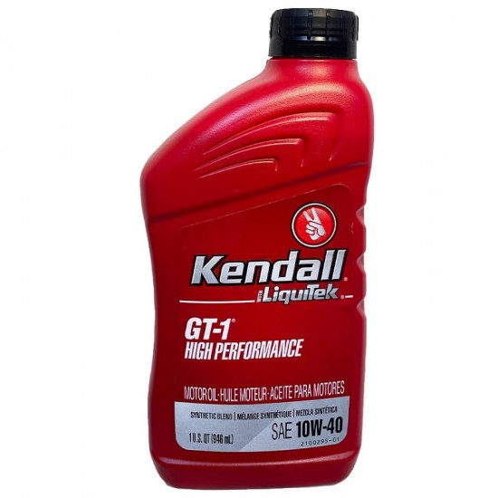 Kendall GT-1 High Performance 10W-40, 1QT/0,946л