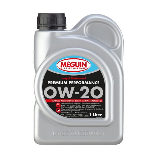 MEGUIN PREMIUM PERFORMANCE 0W-20   1л.