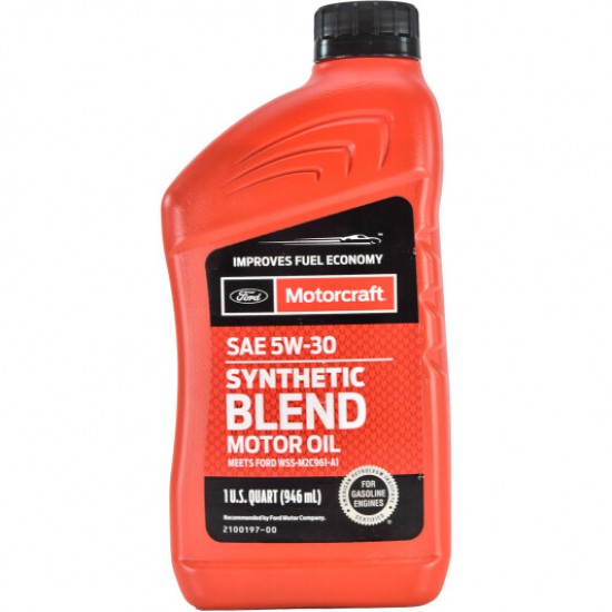 Ford Motorcraft  Synthetic Blend 5W-30 Synthetic Blend Motor Oil 