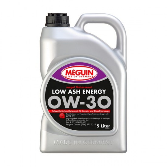 MEGUIN LOW ASH ENERGY 0W-30   5л.