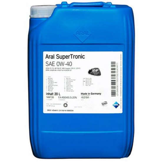 Aral SuperTronic 0W-40 20л.