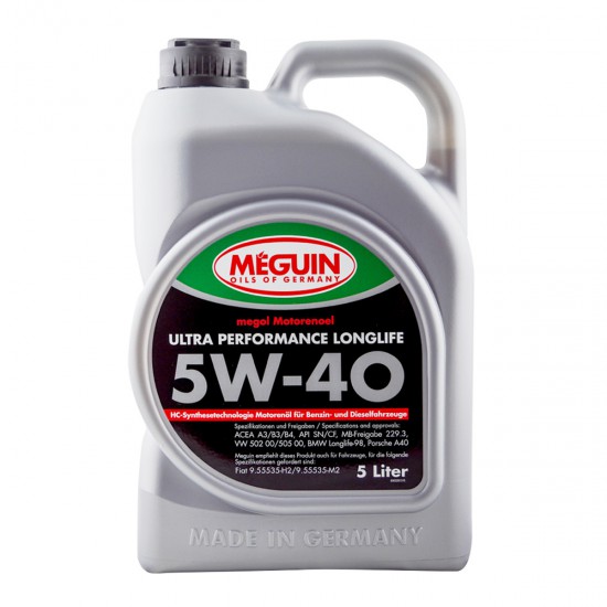 MEGUIN ULTRA PERFORMANCE LONGLIFE SAE 5W-40  5+1л.