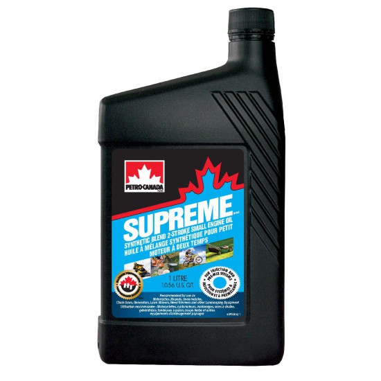 Petro-Canada SUPREME Synthetic Blend 2-Stroke Small Engine Oil 