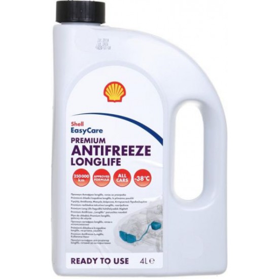 Shell Premium Antifreeze Long Life (-38C, червоний)