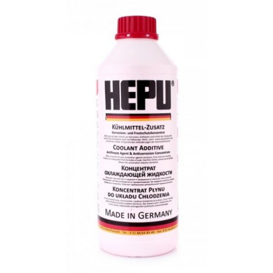 Hepu Antifreeze G12 (-72C, красный) 1,5л.