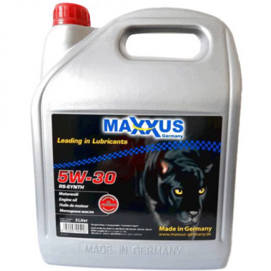 MAXXUS RS-SYNTH 5W-30 5л. MAXXUS RS-SYNTH 5W-30 5л.
