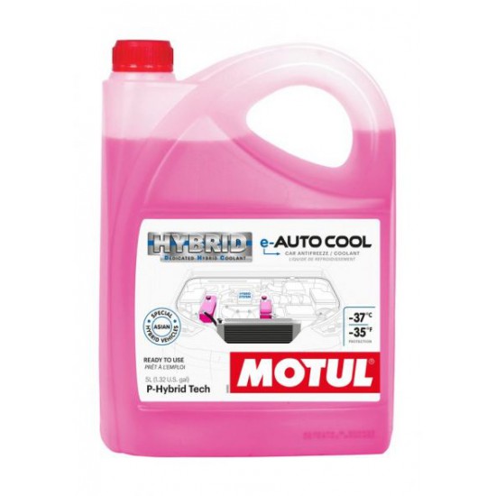 Motul E-Auto Cool (-37C, рожевий) 5л.