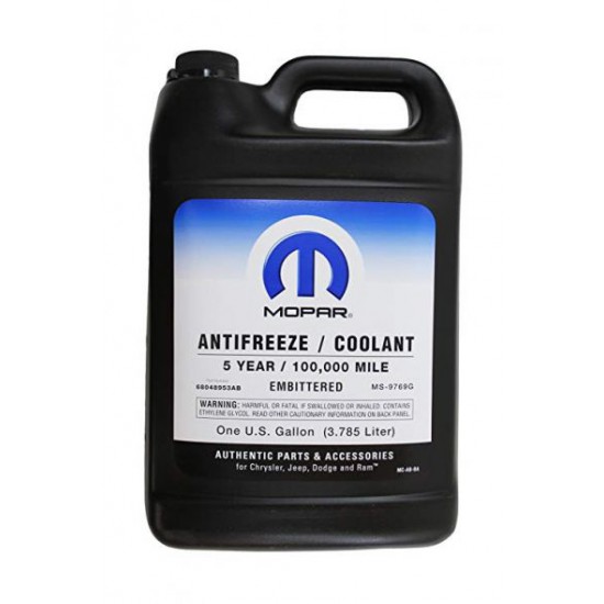 Mopar Concentrate Antifreeze/Coolant 5 Year (-70C, помаранчевий)3,78л.