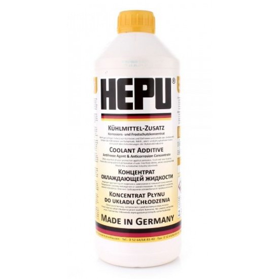 Hepu Antifreeze G11  (-72C, жовтий)