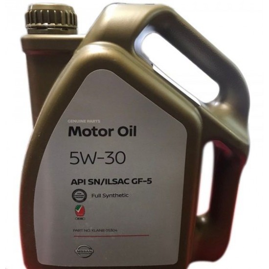 Nissan Motor Oil 5W-30 SN 4л. Nissan Motor Oil 5W-30 SN 4л.