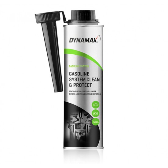 DYNAMAX Очиститель и защита бензиновой системы GASOLINE SYSTEM CLEAN & PROTECT 300 мл.