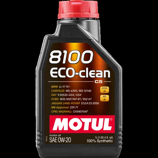 MOTUL 8100 ECO-CLEAN 0W-20 60л. MOTUL 8100 ECO-CLEAN 0W-20 60л.