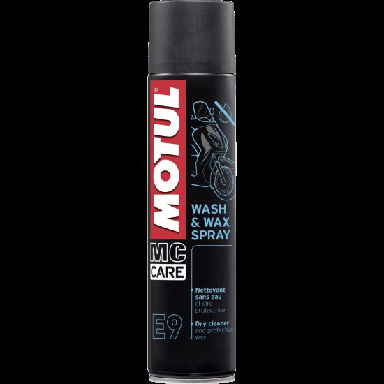 MOTUL E9 Wash & Wax spray 0,4л.