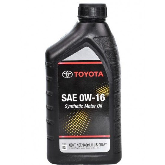 Toyota Motor Oil 0W-16 0,946л.