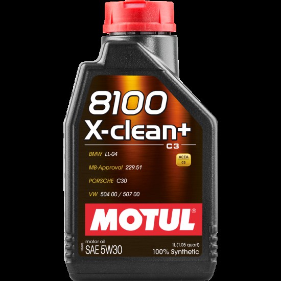 MOTUL 8100 X-CLEAN+ 5W-30 20л.