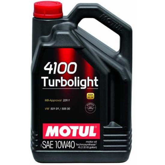 MOTUL 4100 Turbolight 10W-40 4л.