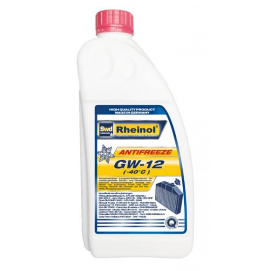 Rheinol Antifreeze GW-12 (-40C, красный) 1,5л.