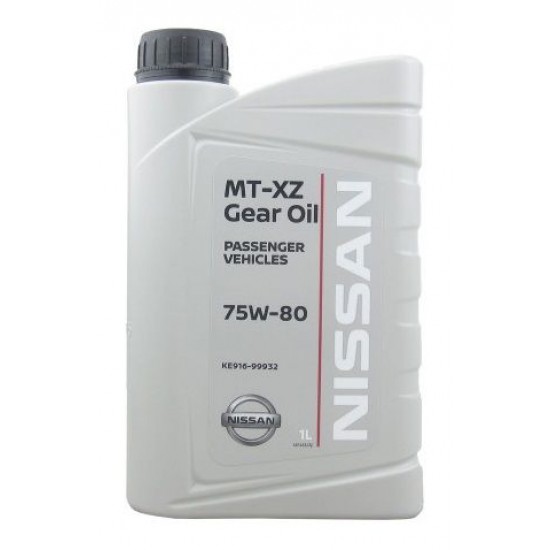 Nissan MT-XZ Gear Oil Passenger Vehicles 75W-80 1л. Nissan MT-XZ Gear Oil Passenger Vehicles 75W-80 1л.