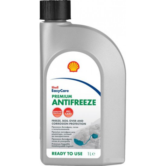 Shell Premium Antifreeze (-38C, зеленый) 1л.