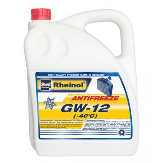 Rheinol Antifreeze GW-12 (-40C, красный) 5л.