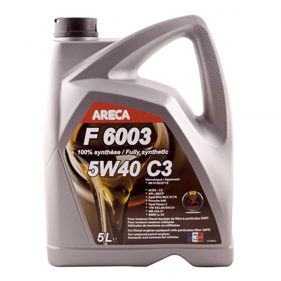 Areca F6003 5W-40 C3 5л.