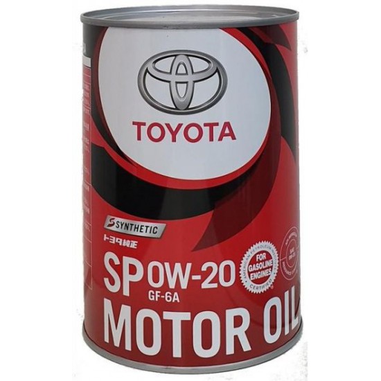 Toyota Motor Oil 0W-20 SP/GF-6A 