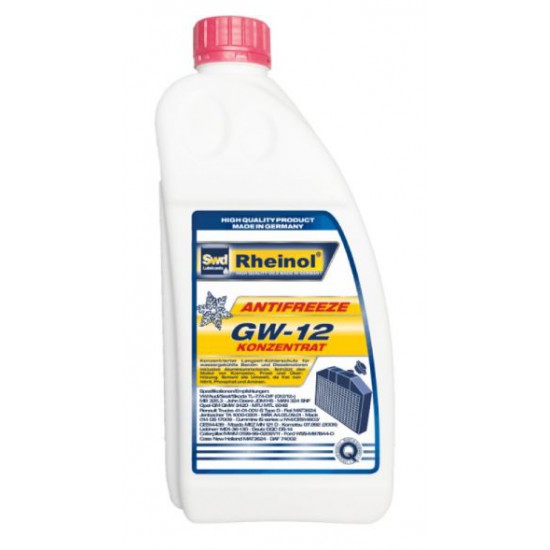 Rheinol Antifreeze GW-12 (-70C, красный) 1,5л.