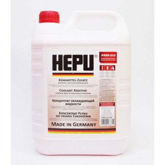 Hepu Antifreeze G12  (-72C, червоний)