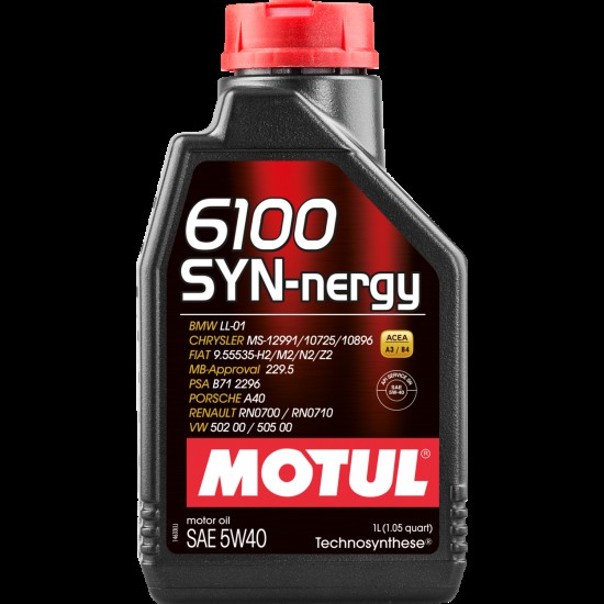 MOTUL 6100 SYN-NERGY 5W-40 60л. MOTUL 6100 SYN-NERGY 5W-40 60л.