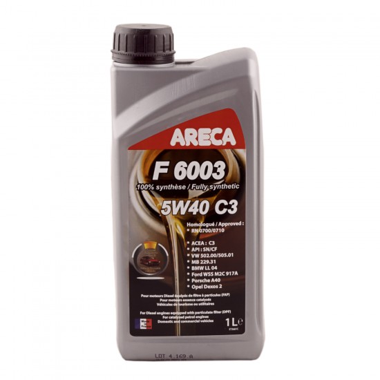 Areca F6003 5W-40 C3 1л.