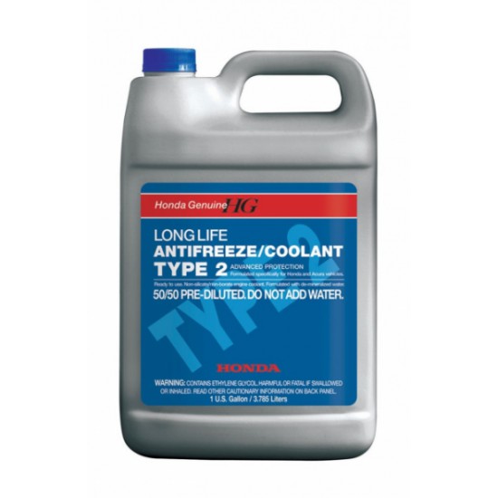 Honda Long Life Antifreeze Coolant Type 2 (-37C, синий)