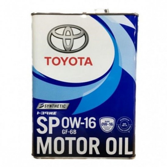 Toyota Motor Oil 0W-16 SP/GF-6B 4л.