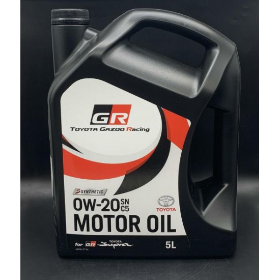 Toyota Gazoo Racing Synthetic Motor Oil 0W-20 SN 5л. Toyota Gazoo Racing Synthetic Motor Oil 0W-20 SN 5л.